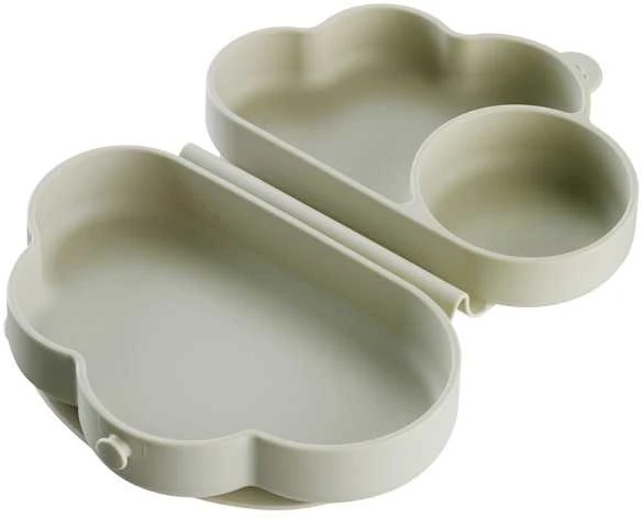 TOMMEE TIPPEE silikoninė neslystanti sulankstoma lėkštė su skyreliais, 448744