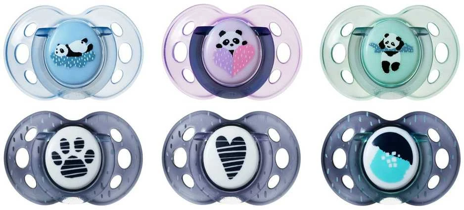TOMMEE TIPPEE silikoniniai ortodontiniai čiulptukai ANYTIME, 18-36 m., 2 vnt., 433658