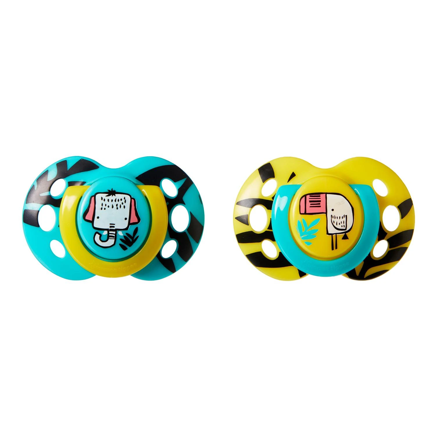 TOMMEE TIPPEE silikoninis čiulptukas FUN STYLE, 6-18 mėn., 2 vnt., 433651