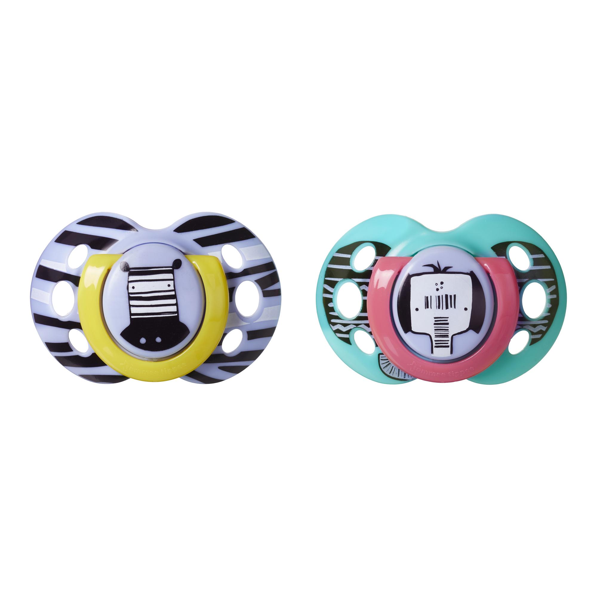 TOMMEE TIPPEE silikoninis čiulptukas FUN STYLE, 18-36 mėn., 2 vnt., 43340403