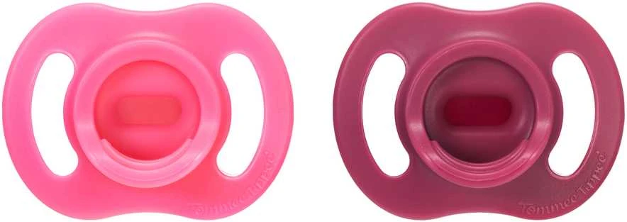 TOMMEE TIPPEE silikoninis čiulptukas, ULTRA-LIGHT 6-18M, 2 vnt, 433595