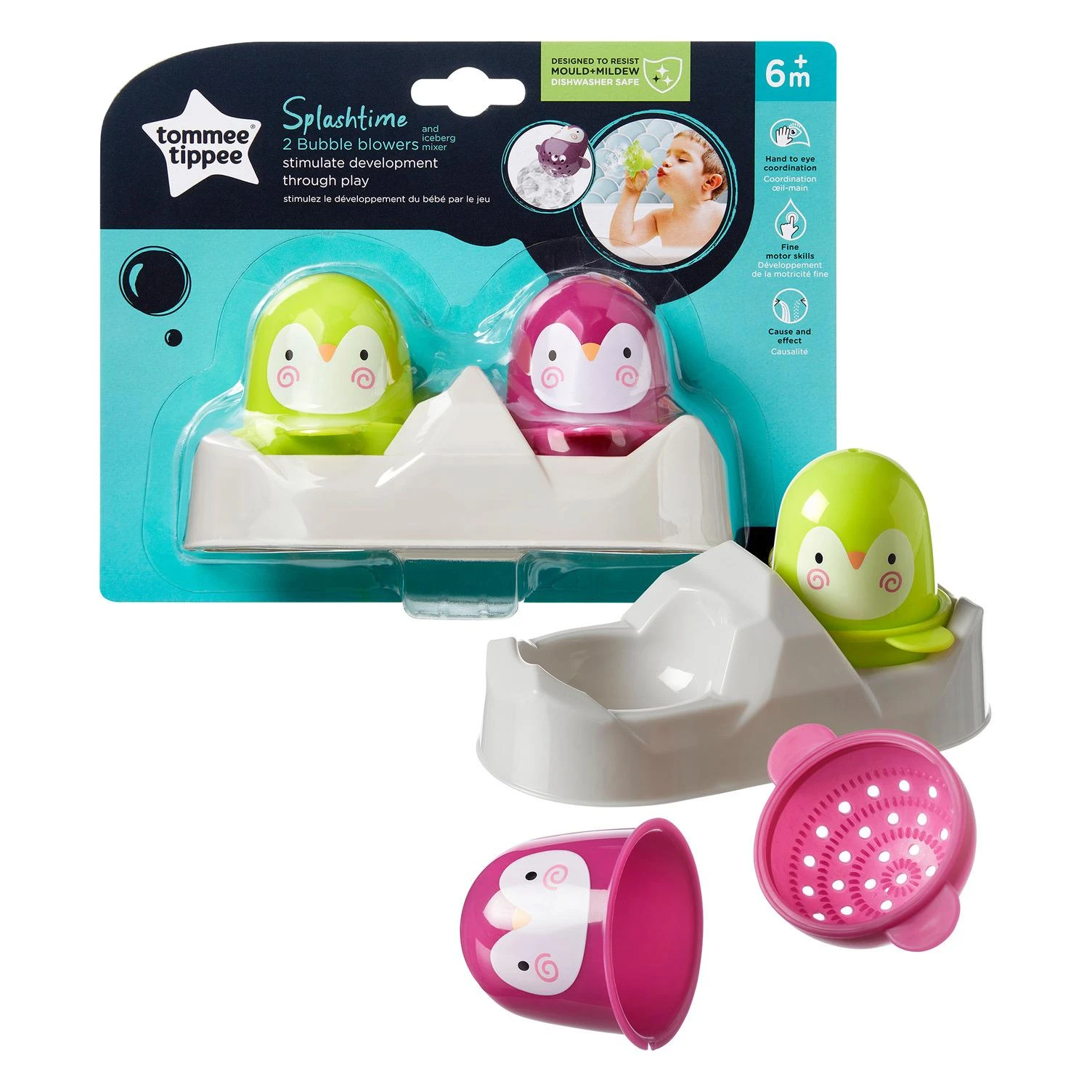 TOMMEE TIPPEE vonios žaislai Bubble Blowers, 491011
