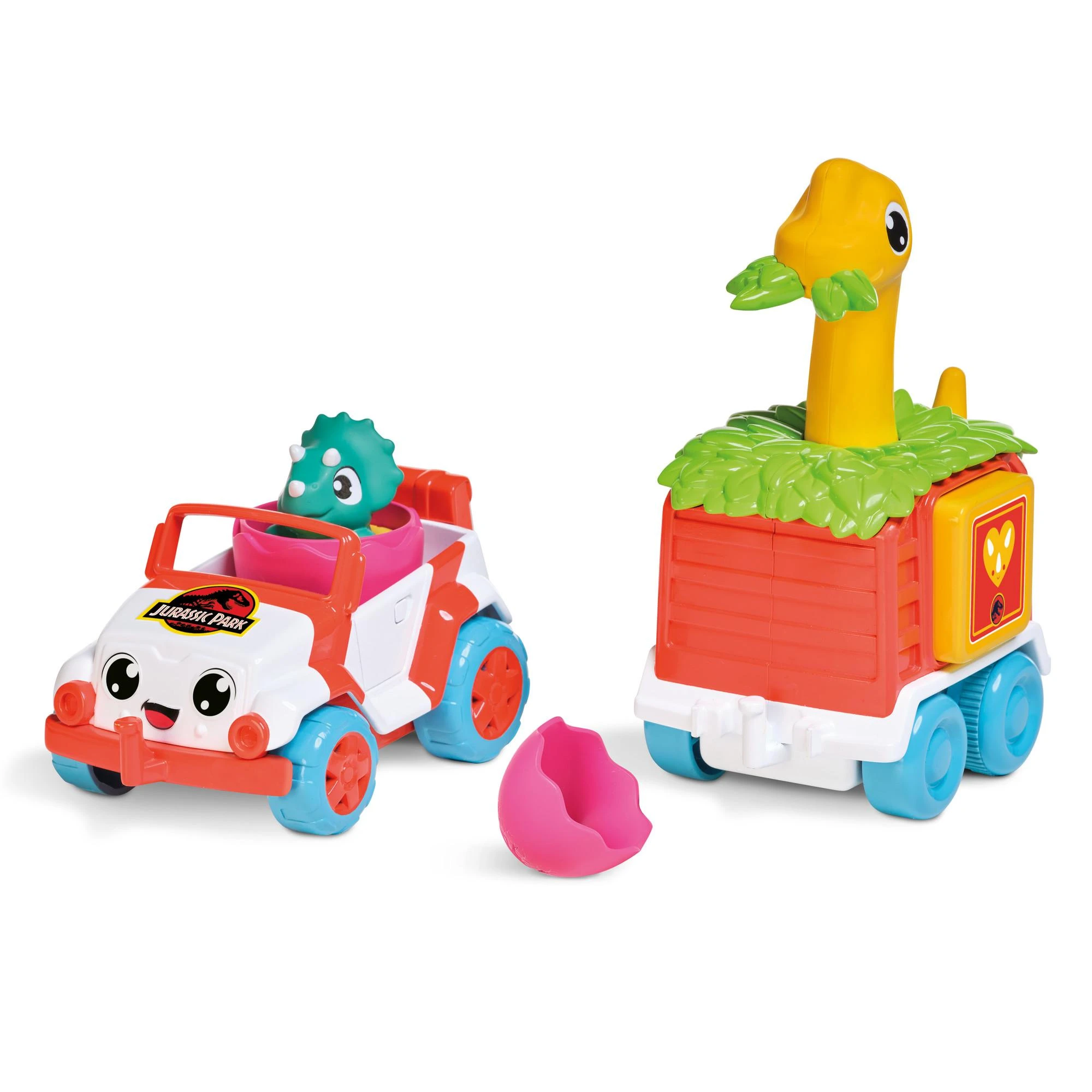 TOMY mašinėlės rinkinys su dinozauru Dino Rescue Ranger, E73253