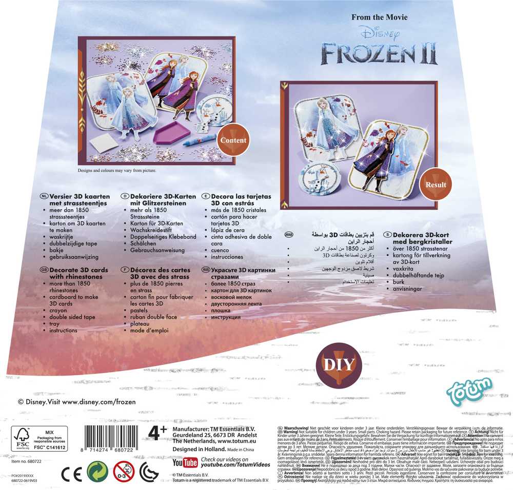 TOTUM deimantai Frozen 2 Enchanted, 680722