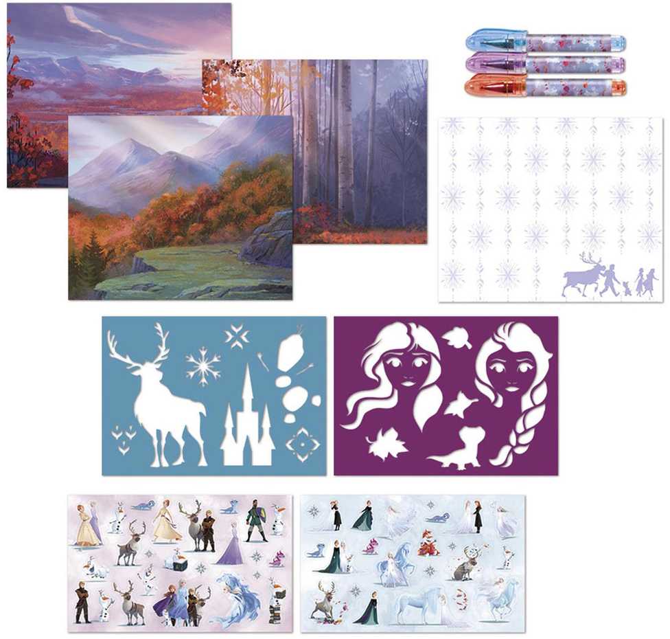 TOTUM FROZEN kūrybinė knyga Designer Activity Pad, TT681446
