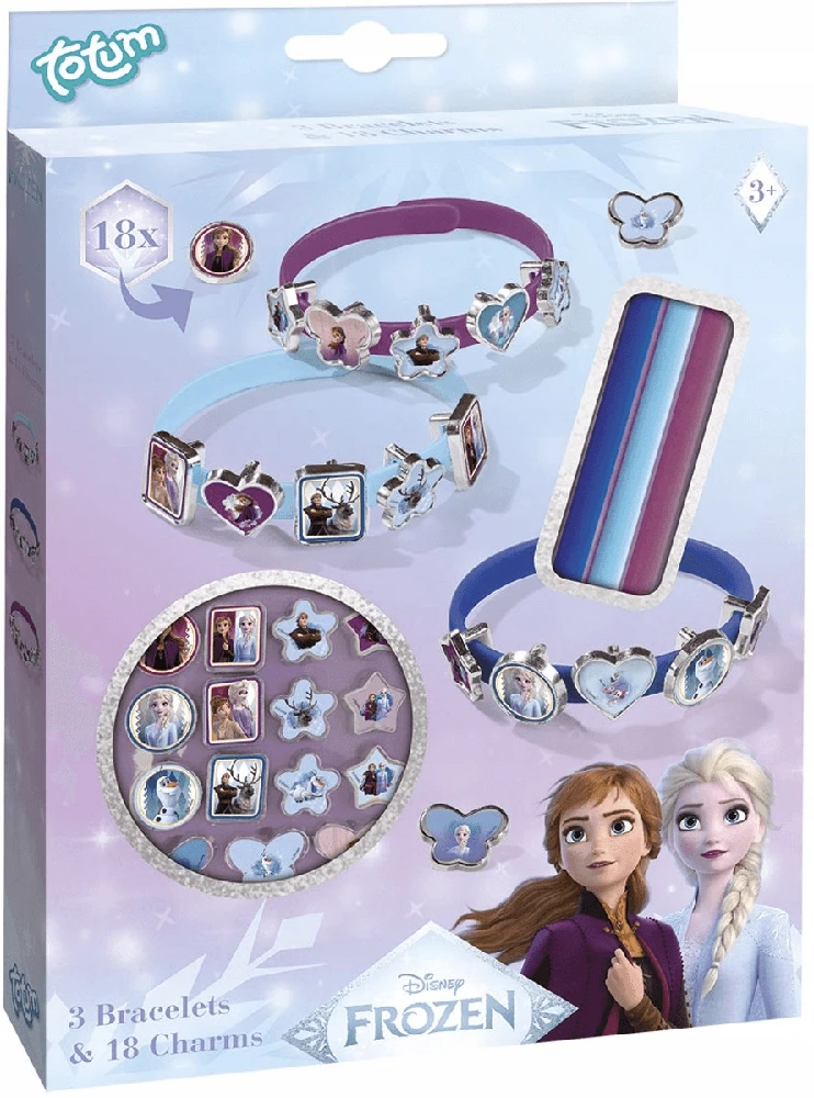TOTUM FROZEN kūrybinis rinkinys Bracelets and Charms, TT681415