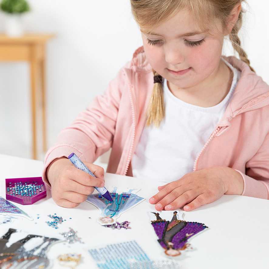 TOTUM kūrybinis rinkinys Frozen 2 Deimantinės tapybos studija, 681224