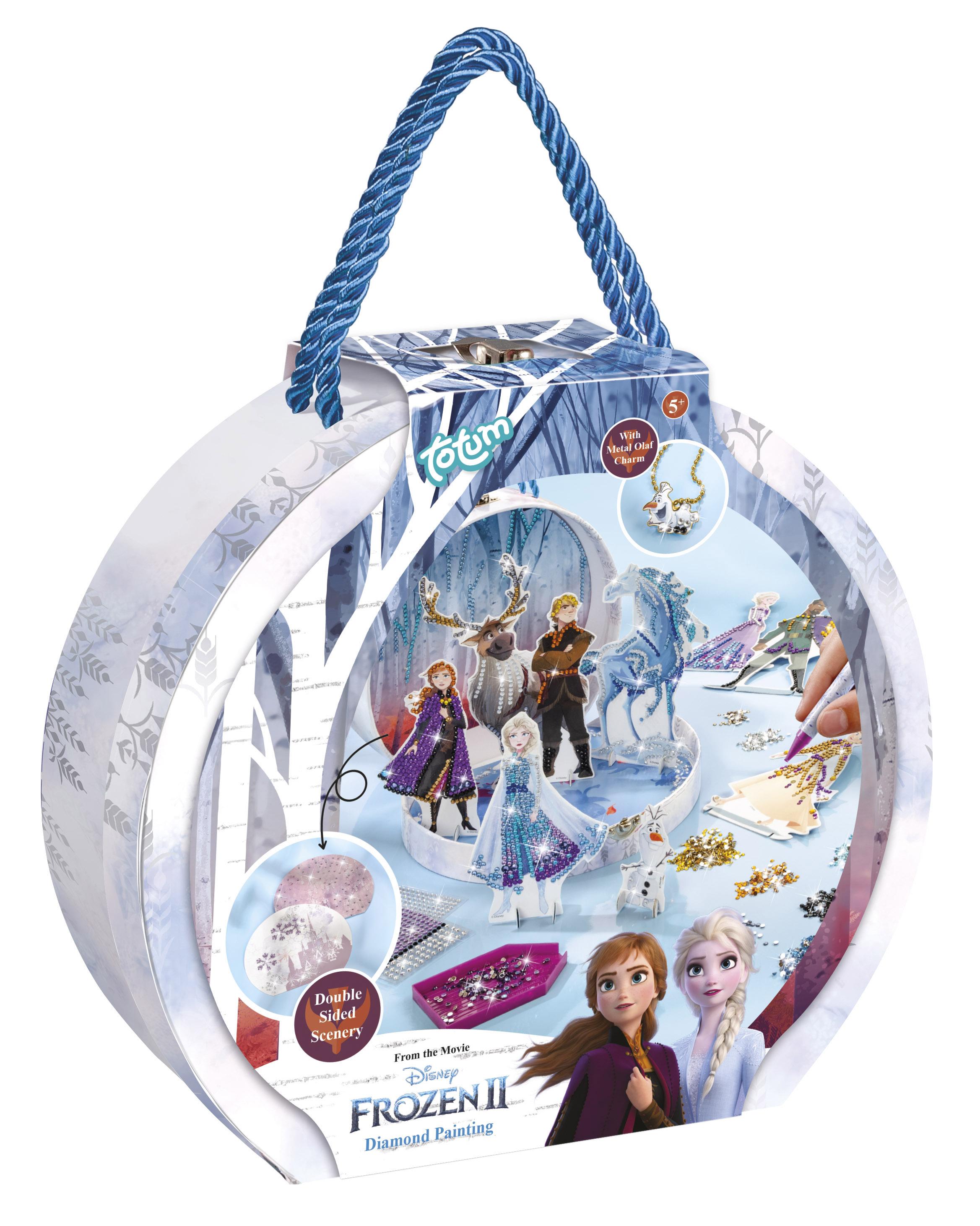 TOTUM kūrybinis rinkinys Frozen 2 Deimantinės tapybos studija, 681224