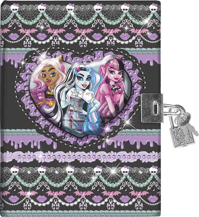 Totum MONSTER HIGH DIARY Diamond Mosaic Scrapbook KŪRYBINIS RINKINYS