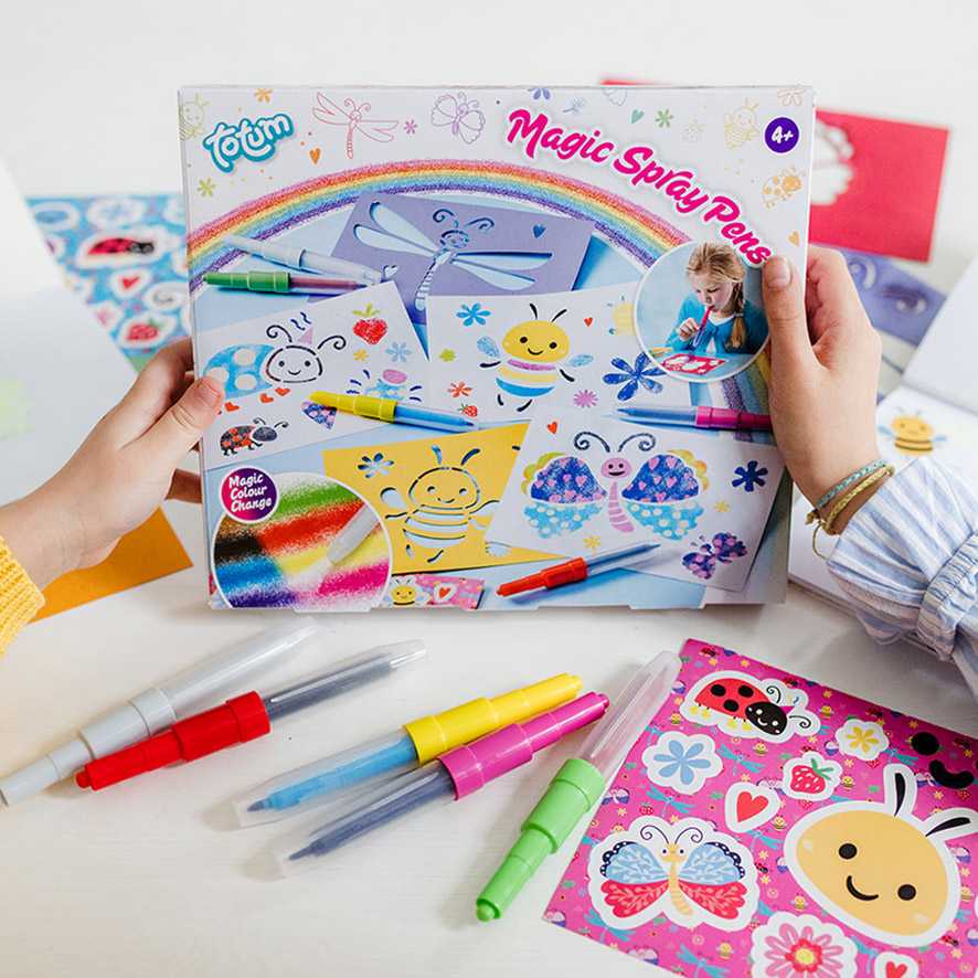 TOTUM piešimo kūrybinis rinkinys Magic Purškiklis Pens, 025745