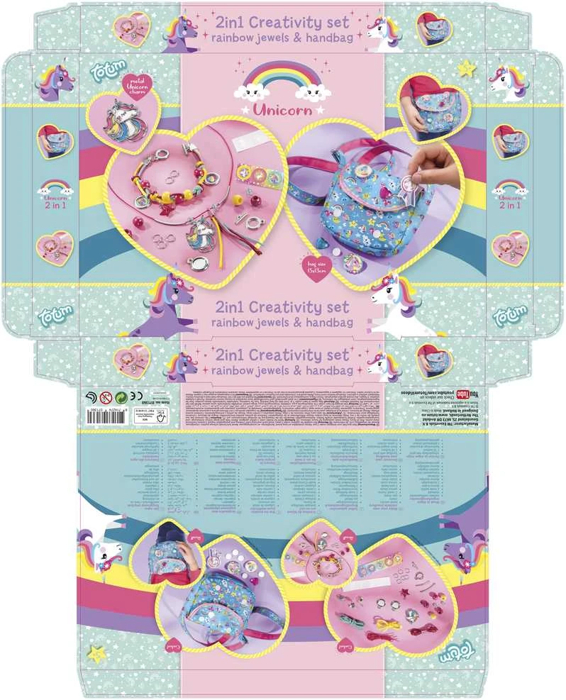 TOTUM Unicorn 2 in 1 kūrybinis rinkinys, 071360