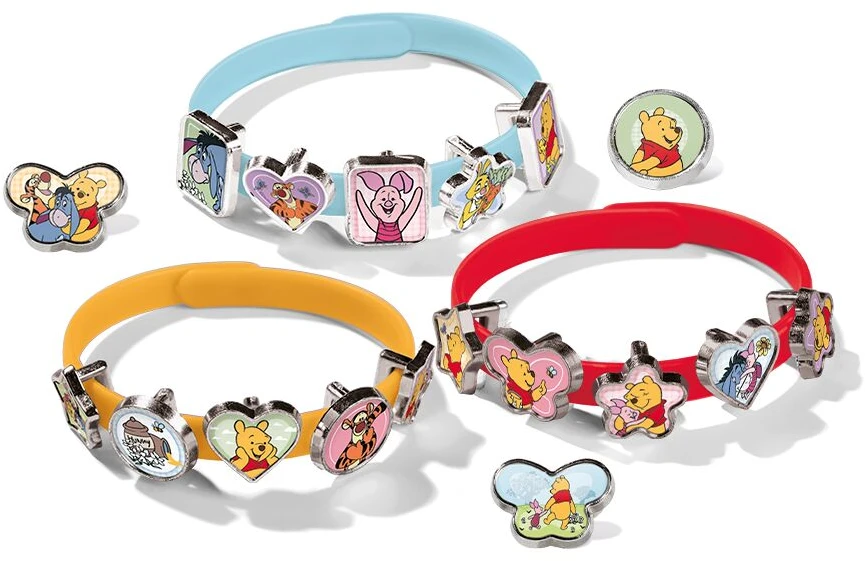 TOTUM WINNIE THE POOH kūrybinis apyrankių dekoravimo rinkinys, TT690202