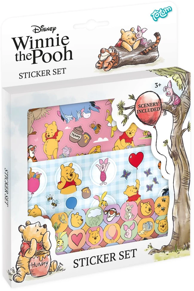 TOTUM WINNIE THE POOH lipdukų rinkinys, TT690200