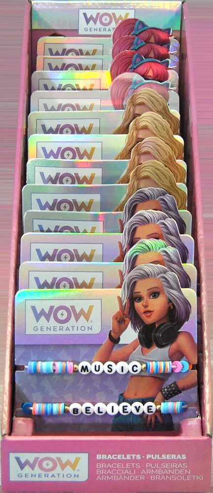 WOW GENERATION apyrankės su žinute, 2 vnt., WOW00008