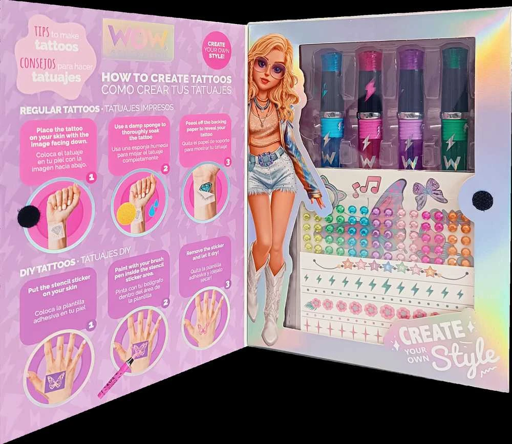 Zestaw WOW GENERATION tatuiruočių rinkinys Tattoo Set Box, WOW00097