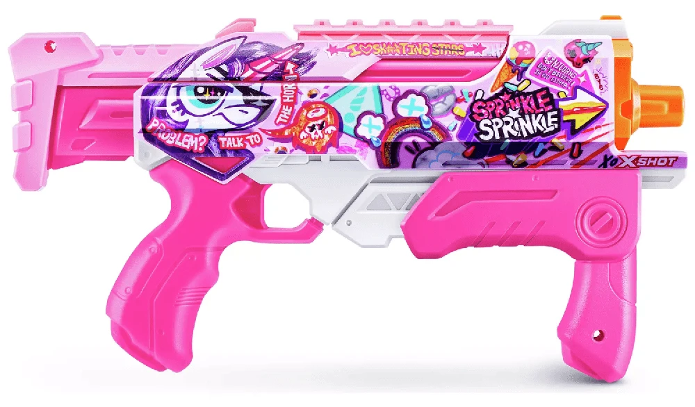 XSHOT vandens šautuvas Fast-Fill Skins Rožinė Party, 118135(11854E)