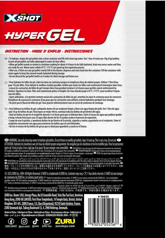 XShot X-SHOT šoviniai Hyper Gel, 20000 želinių rutuliukų, asort., 36625