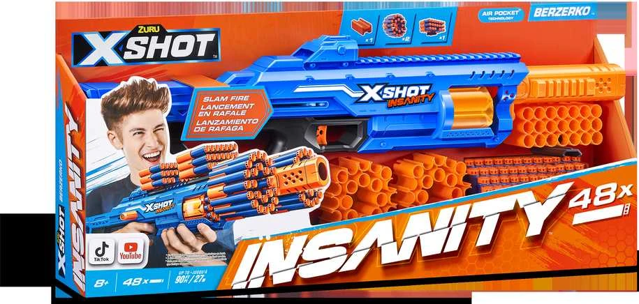 XShot X-SHOT žaislinis šautuvas Berzerko Insanity, 1 serija, 36610