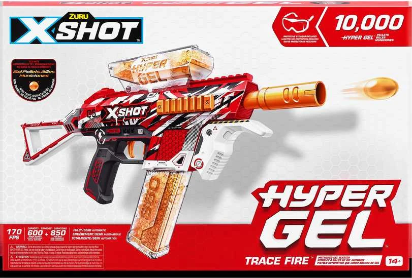 XShot X-SHOT žaislinis šautuvas Hyper Gel, 1 serija, 10000 želinių rutuliukų, asort., 36621