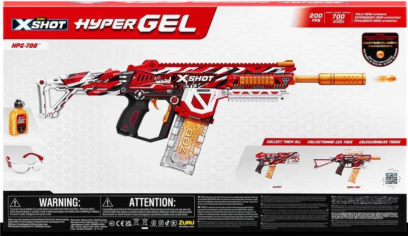 XShot X-SHOT žaislinis šautuvas Hyper Gel, 1 serija, 20000 želinių rutuliukų, asort., 36620