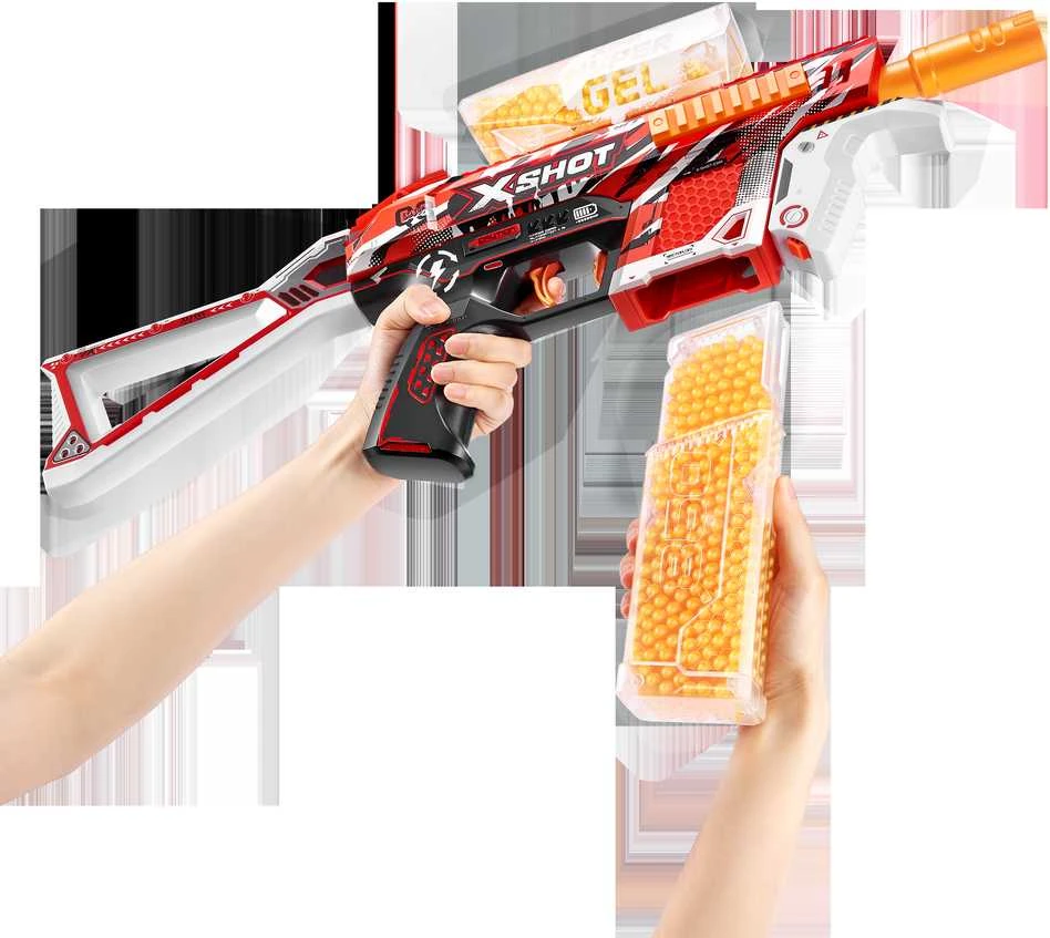 XShot X-SHOT žaislinis šautuvas Hyper Gel, 1 serija, 10000 želinių rutuliukų, asort., 36621