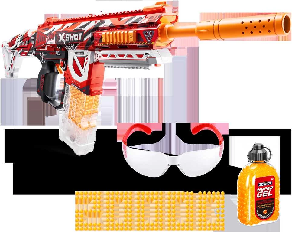 XShot X-SHOT žaislinis šautuvas Hyper Gel, 1 serija, 20000 želinių rutuliukų, asort., 36620