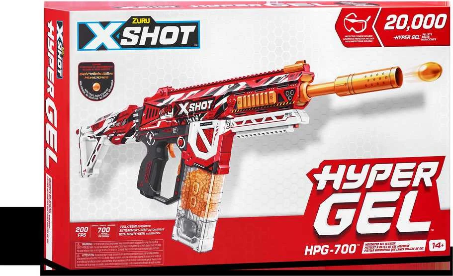 XShot X-SHOT žaislinis šautuvas Hyper Gel, 1 serija, 20000 želinių rutuliukų, asort., 36620