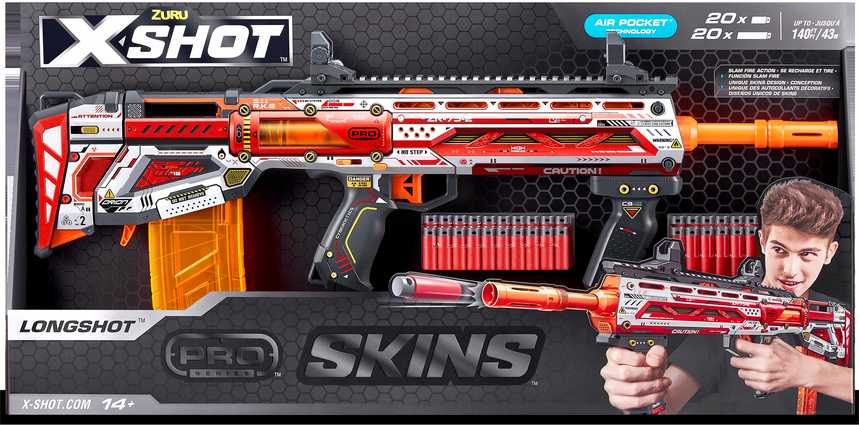 XShot X-SHOT žaislinis šautuvas Skins Pro, 1 serija Sinister, asort., 36600