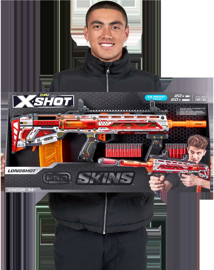 XShot X-SHOT žaislinis šautuvas Skins Pro, 1 serija Sinister, asort., 36600