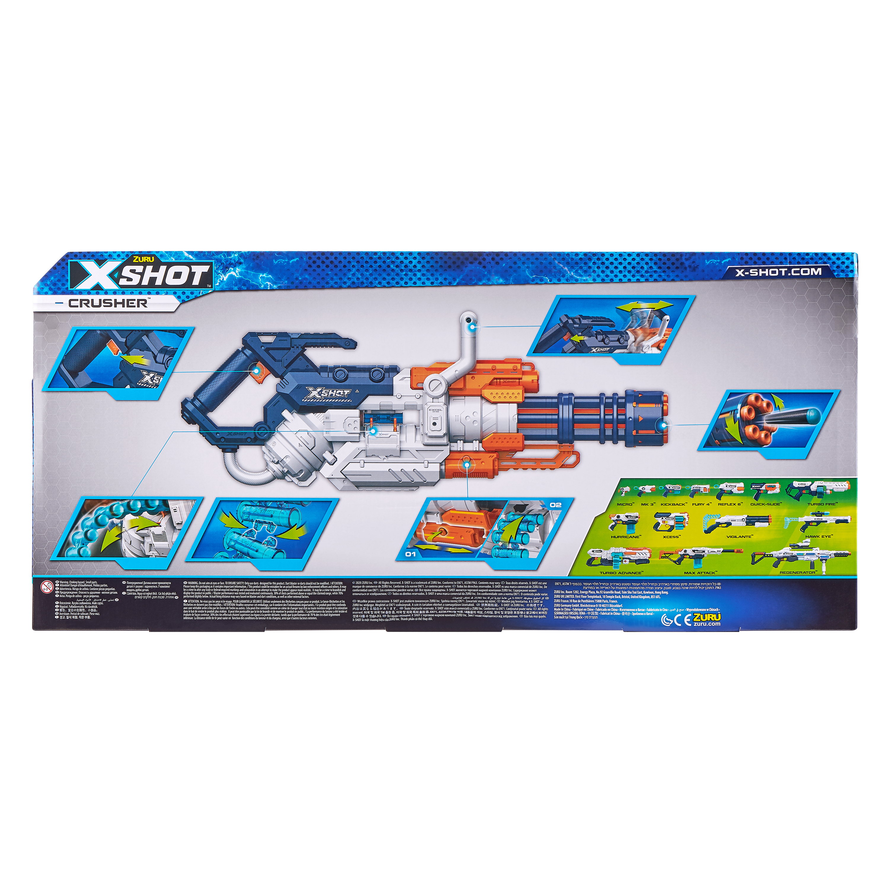 XSHOT žaislinis šautuvas Blaster Exel Crusher, 36382