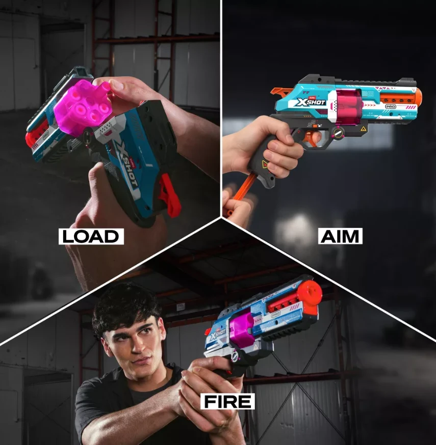 XSHOT žaislinis šautuvas PRO Spinshot, 36906
