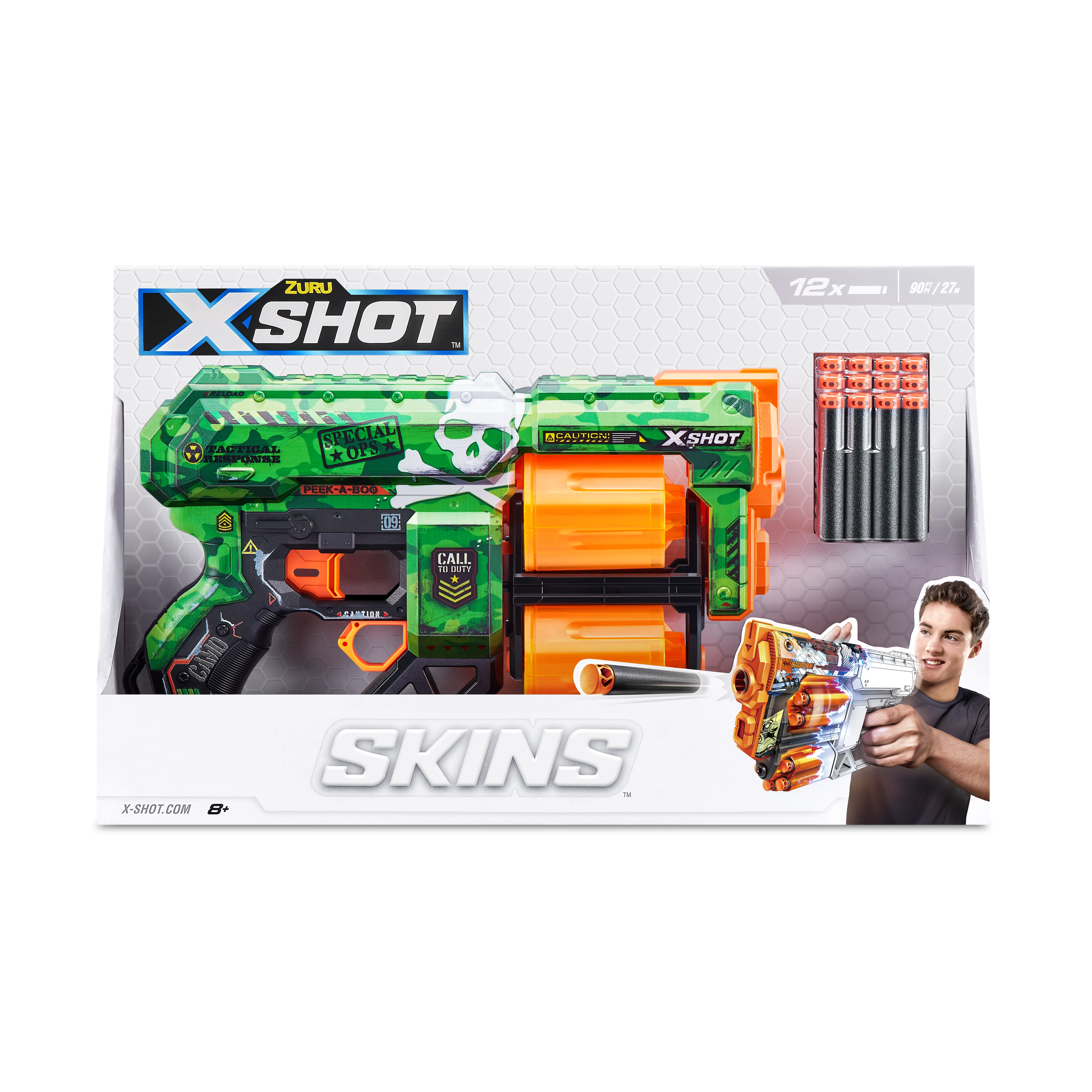 XSHOT žaislinis šautuvas Skins Dread, asort., 36517