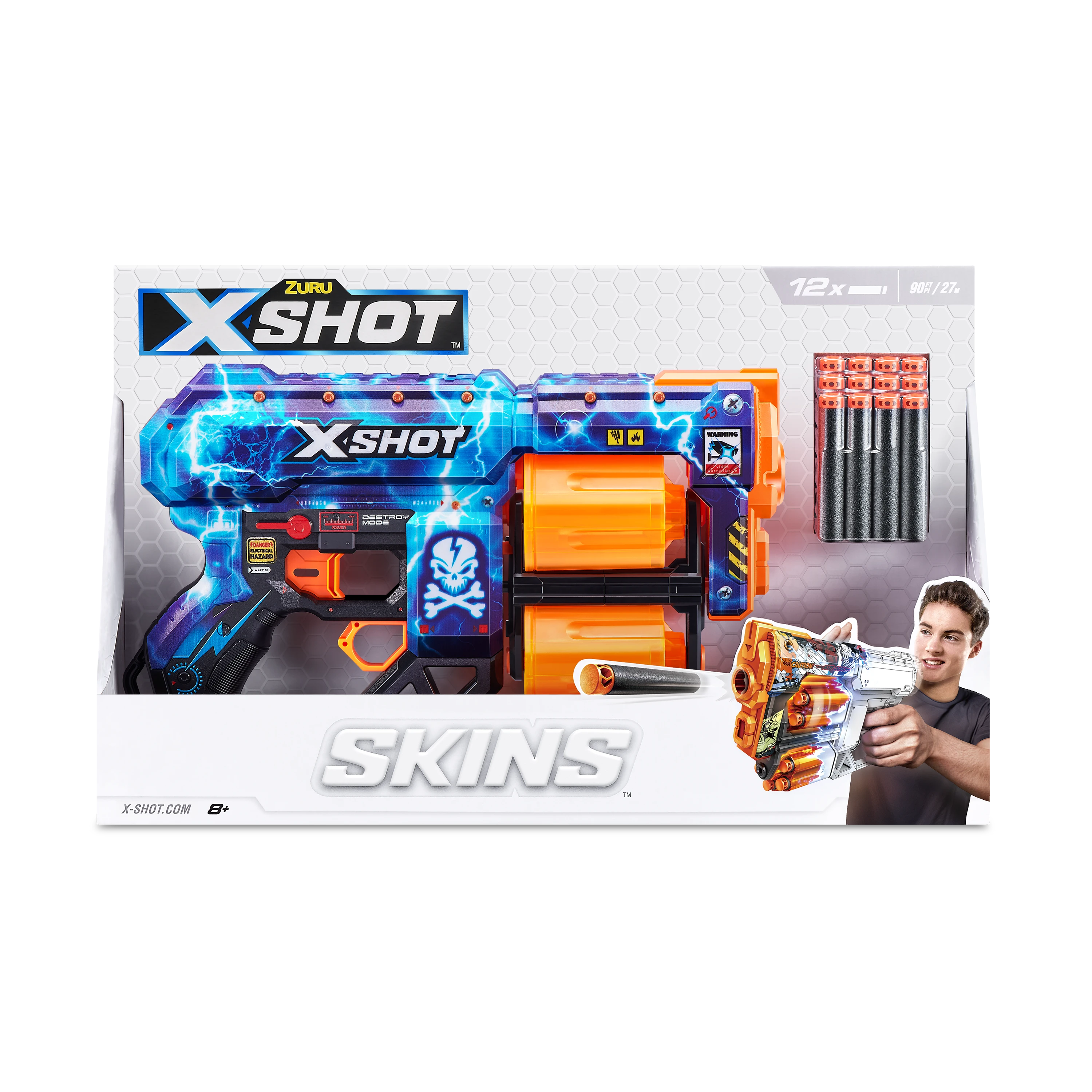 XSHOT žaislinis šautuvas Skins Dread, asort., 36517