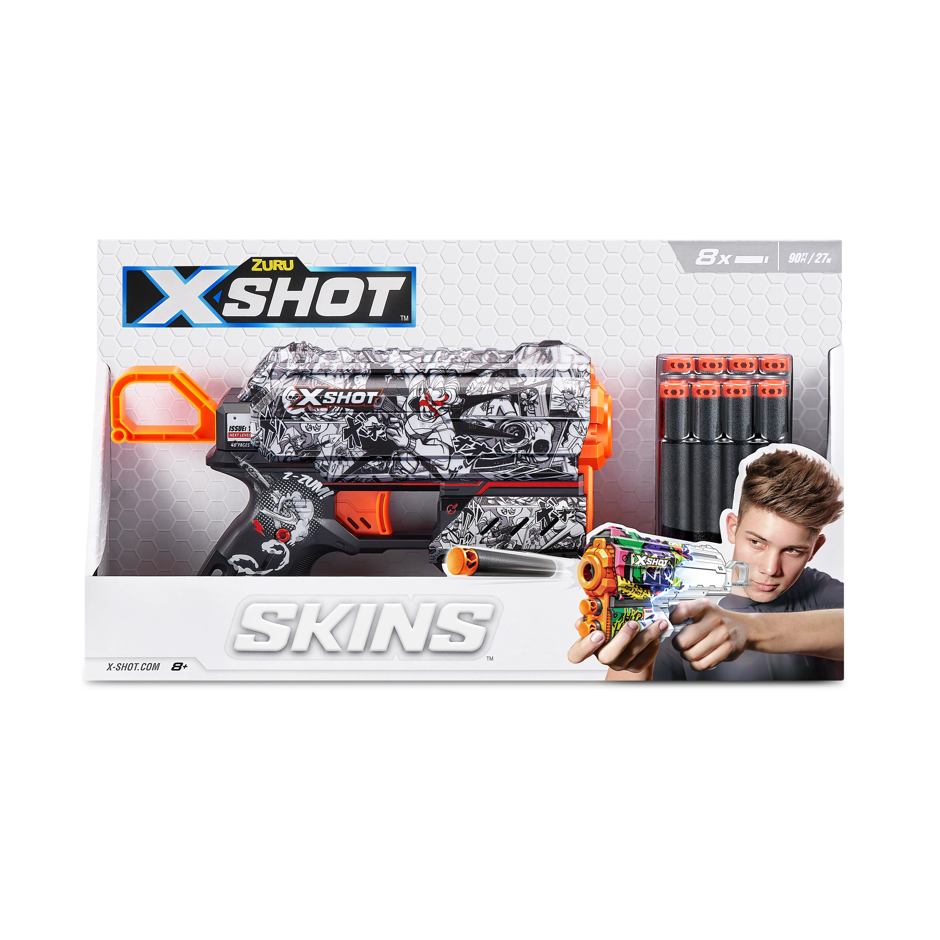 XSHOT žaislinis šautuvas Skins Flux, asort., 36516