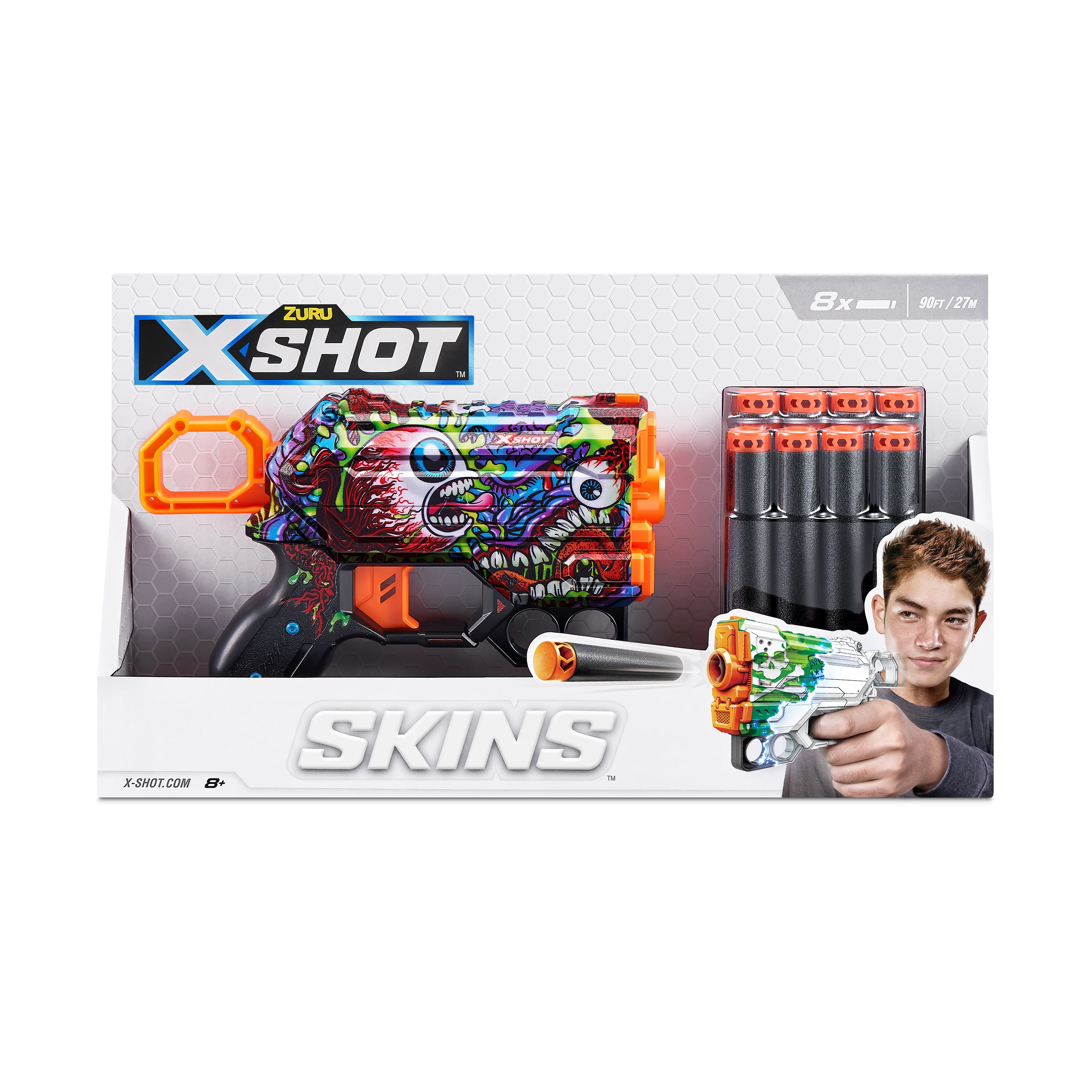 XSHOT žaislinis šautuvas Skins Menace, assort., 36515