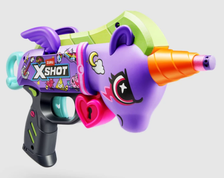XSHOT žaislinis šautuvas Purple Unicorn, 36882
