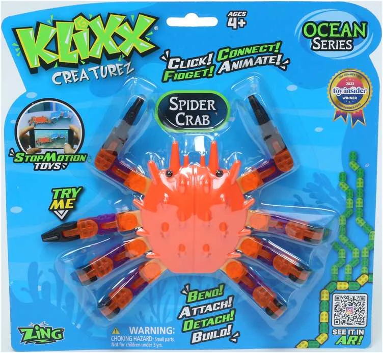 ZING KLIXX SEA CREATUREZ besilankstančios jūrų būtybės, asort., KX300/KX310/KX320/KX330