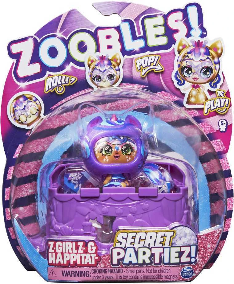 ZOOBLES figūrėlė Girls Secret Partiez, 2 serija, asort., 6061945