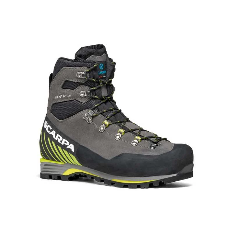 Alpinistiniai batai Scarpa Manta Tech GTX - 44 - Pilka su geltona (Titanium Lime)