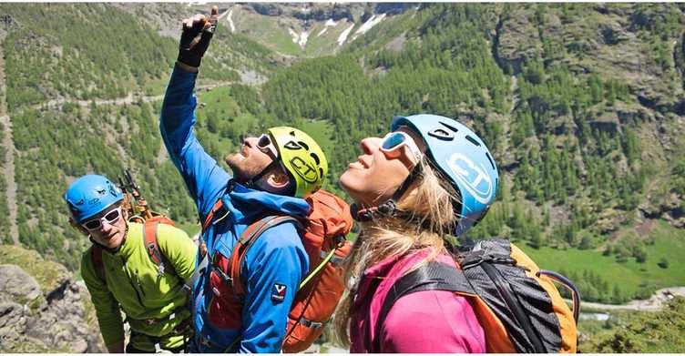 Climbing Technology Laipiojimo technika Lengvas alpininis šalmas CT Orion - S/M - Pilka / Mėlyna
