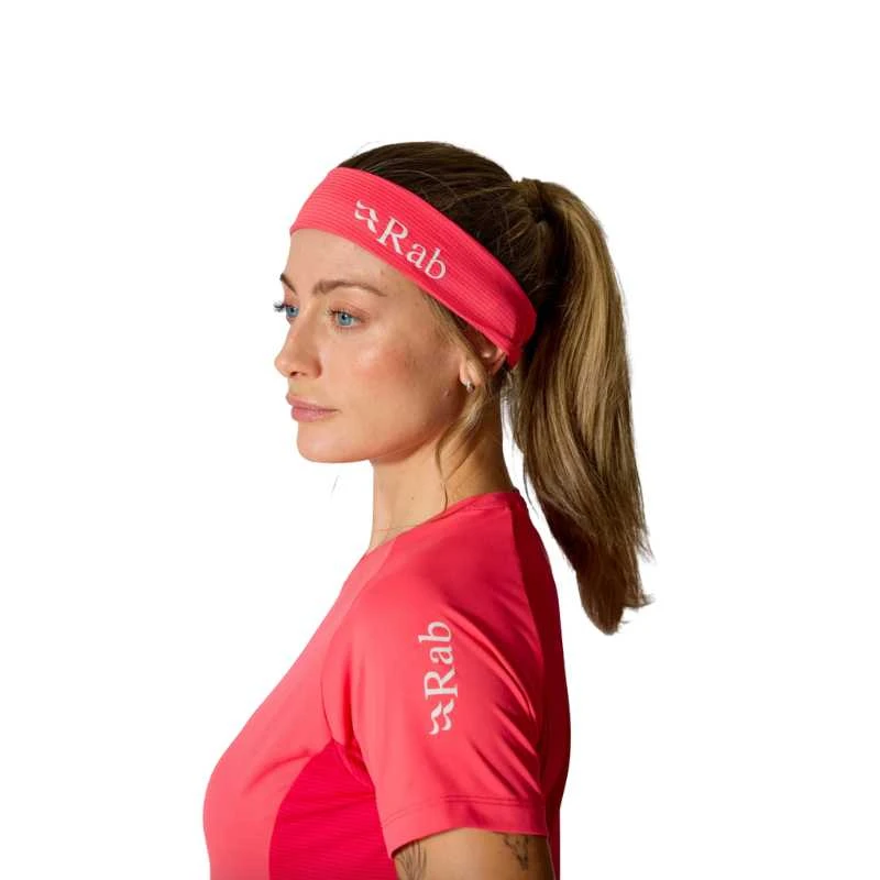Kepurė Galvos juosta Rab Talus Headband - Avietinė