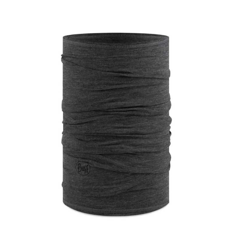 Kaklaskarė BUFF Lightweight Merino Wool Solid Pilkas