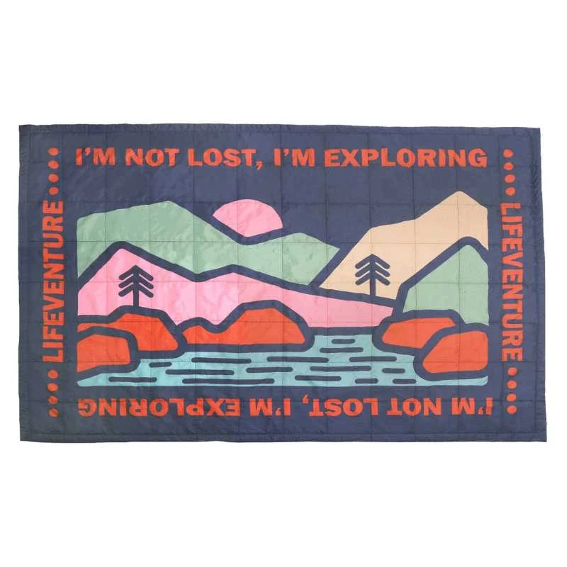 Kelioninė antklodė Lifeventure Fleece Lined Blanket - Violetinė