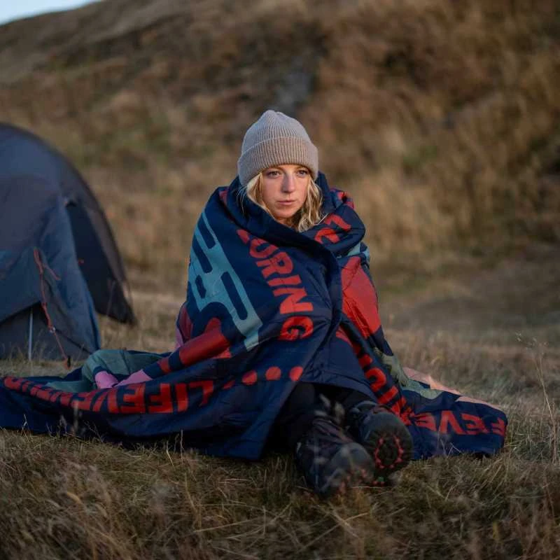 Kelioninė antklodė Lifeventure Fleece Lined Blanket - Violetinė