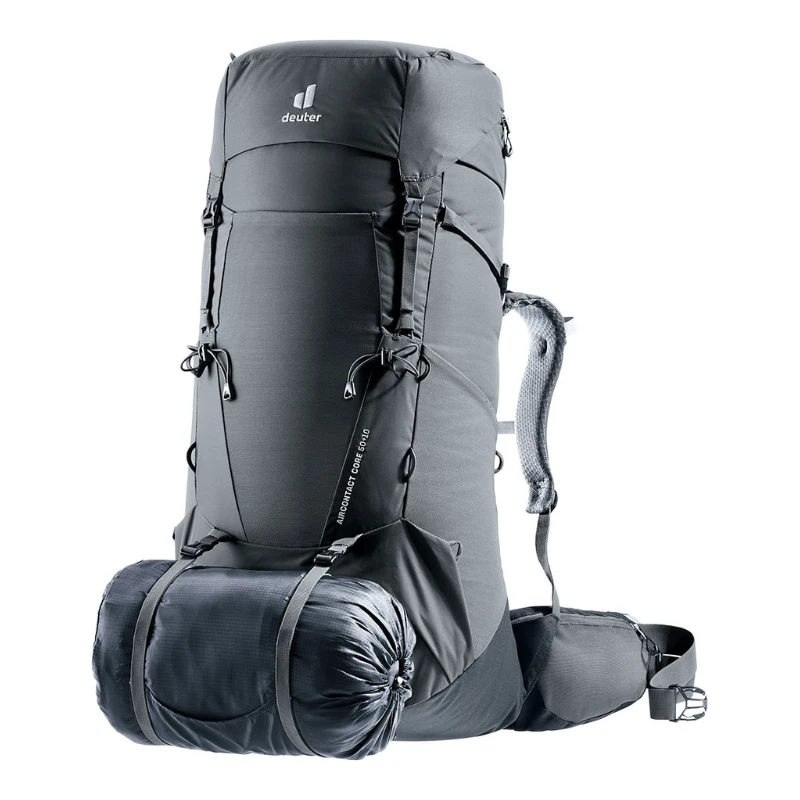 Kelioninė kuprinė Deuter Aircontact Core 55+10 SL - Juoda