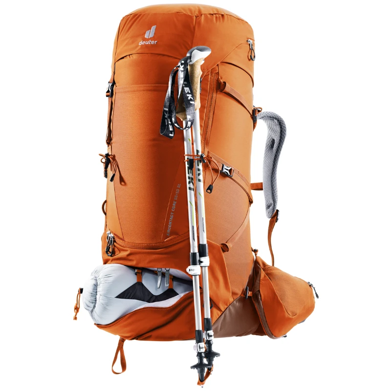 Kelioninė kuprinė Deuter Aircontact Core 55+10 SL - Juoda