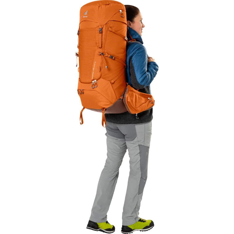 Kelioninė kuprinė Deuter Aircontact Core 55+10 SL - Juoda