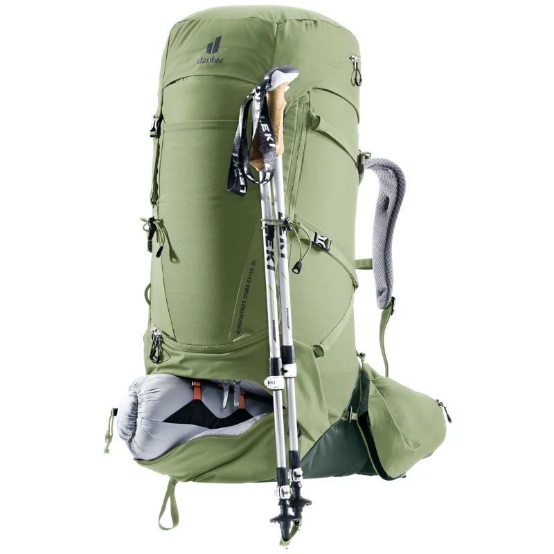 Kelioninė kuprinė Deuter Aircontact Core 55+10 SL - Juoda