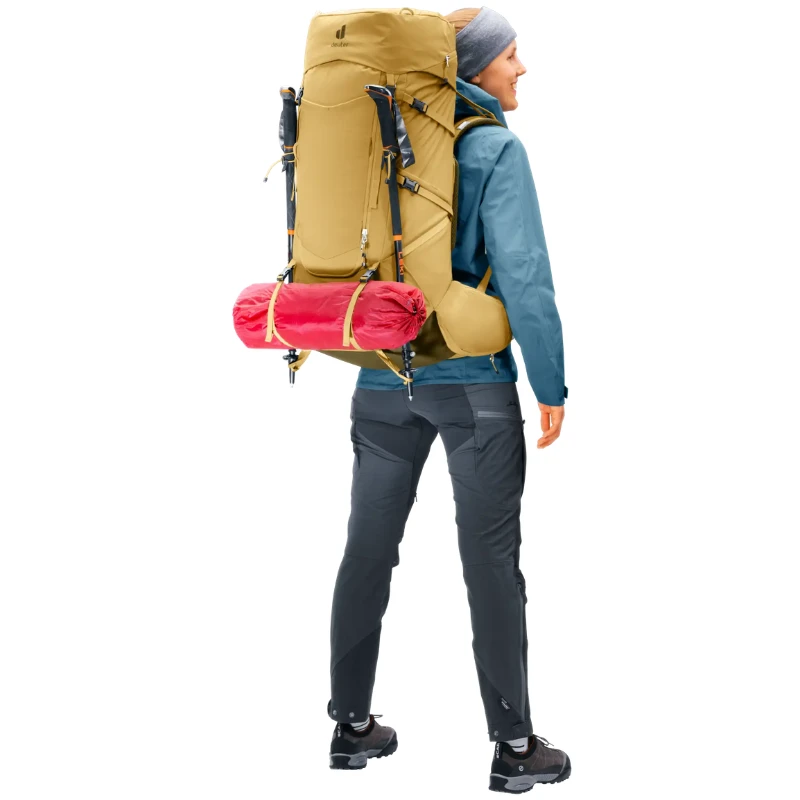 Kelioninė kuprinė Deuter Aircontact Core 55+10 SL - Geltona