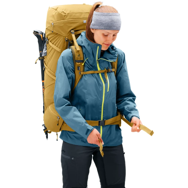 Kelioninė kuprinė Deuter Aircontact Core 55+10 SL - Geltona